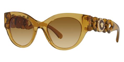 Versace™ VE4408 53472L 52 Transparent Honey Sunglasses